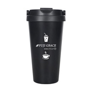 FUJI-GRACE 富士雅麗 304不鏽鋼雙效咖啡杯 288g  黑色  500ml  1個