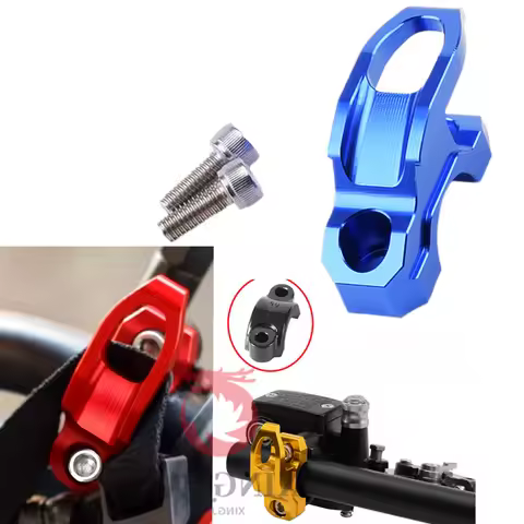 Scooter Side Mirror Base Helmet Storage Hook For YAMAHA FORCE155 SMAX BWS AVENUE125 CNC Aluminum All