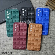 Samsung A15 Softcase 3D Cubic Motif Finger Case Samsung A15 Phone Case