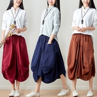 Celana Rok Aladin Etnik Polos Style Big Size Celana Panjang Santai Kulot