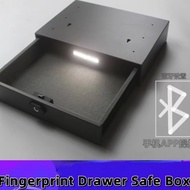 Fingerprint Drawer Safe Box Household Wardrobe Hidden Safe Password Lock Invisible Safebox Free Ship