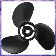 (Y W Z H)8-9.8HP 3 Blades 3B2W64517-1 8.5X9 Outboard Propeller Boat for   Mercury 12 Spline Tooths B
