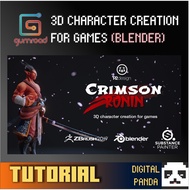 [ FULL TUTORIAL] GUMROAD - 3D CHARACTER CREATION FOR GAMES (BLENDER)