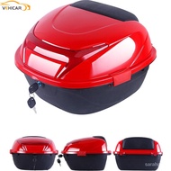 VEHICAR ABS Motorcycle Luggage Helmet Storage Box Scooter Tour Tail Box Electric Scooter Trunk Top Case 4