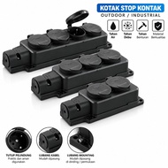 Outdoor EU Plug Waterproof IP54 2/s 3/s 4 Holes