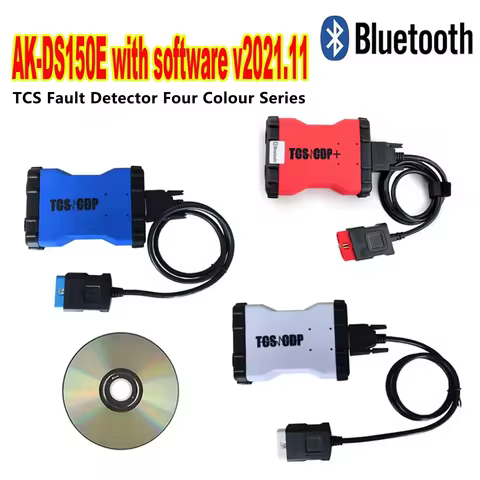 New AK DS150 E with Bluetooth Free Keygen V2021.11 for DELP DS150E BT Auto with OBD Cars Trucks OBD2