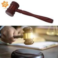 [utruiut0k] Halloween Funny Gifts Role Play Gavel Prop Wooden Gavel Costume Accessory Pretend Play T