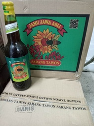 JAMU HERBAL PEGAL LINU MANIS ( 12 BOTOL ) JAMU SARANG TAWON. JAMU KHAS JAWA ASLI