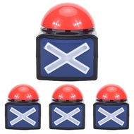 4PCS Game Answer BuzzerGame Buzzer Alarm Sound Play Button with Light Trivia Quiz Got Talent Buzzer