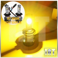H7 Gold Yellow LED Bulb Light Headlight Headlamp Spotlight Fog Foglamp Daylight Kuning Emas Kereta L