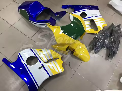 Bodywork for CBR250 RR 1990 - 1994 MC22 Racing Blue White Yellow Motorcycle Fairing CBR250RR 1991 19