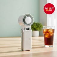 Portable Turbo Fan 8000mAh 30H Runtime Foldable Mini AC Handheld Cooling Fan F5PRO