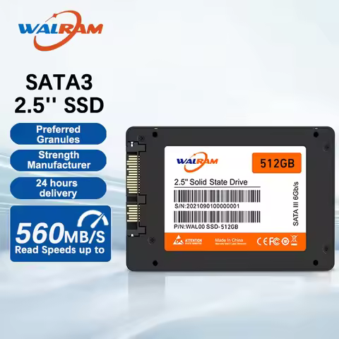 WALRAM 2.5 SATA 3 SSD 512GB 128GB 120GB HHD Laptop Internal SATA3 SSD 1TB Solid State Drive 240GB 25