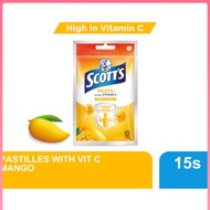 Scott's Vitamin C Pastilles Children Supplement Zipper Pack - Mango (15's)