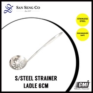 San Seng GMI 6CM Stainless Steel Strainer Ladle - Steamboat Chef Cooking Utensil Stainless Steel Cooking Frying