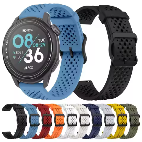 20 22mm Sport Breathable Bracelet For COROS Pace 3 2 Strap For COROS APEX 2 Pro Apex 46mm 42mm Silic