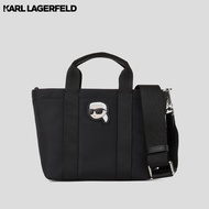 KARL LAGERFELD - K/IKONIK 2.0 NYLON SM ZIP TOTE 246W3065
