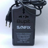 Stepdown Sanfix SC-200 220v to 110v 200 Watt 220 VOLT to 110 Dual VoltageVOLT