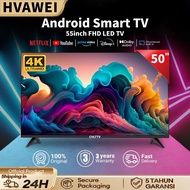 HVAWEI Android Smart TV 43/50/55 Inch Smart TV Bezel-Less Quantum Dot 4K UHD Netflix Certified TV LE