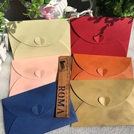 Heart Buckle Pearlescent Paper Letter Envelope Postcard Envelope Romantic Letter Invitation Envelope