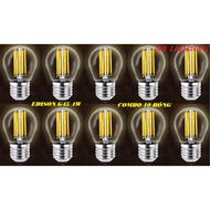 Combo 10 bóng đèn Edison G45 4W Vintage