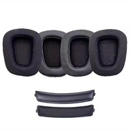 G935 Ear Pads Replacement Ear Cushions Headband Compatible with Logitech G935 G635 G933 G633 Wireles