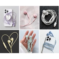Y2K Star Metal Wired Headphones | Retro Open-Ear Type-C & 8-Pin Earbuds