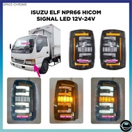ISUZU ELF HICOM SIGNAL LED FRONT SIGNAL LAMP LED LAMPU SIGNAL LED ISUZU HICOM ACCESSORIES CHROME