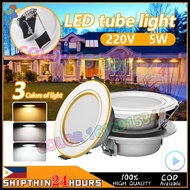 3 Colors LED Ceiling Light Recessed Downlight 220V 5W pin lights for ceiling Pin Lights For Ceiling 