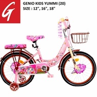 Sepeda Mini Lipat GENIO Yummi 12 16 18 inc sepeda anak perempuan