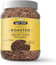 AGRI CLUB Roasted Ajwain Jeera Flax Seed 250 G