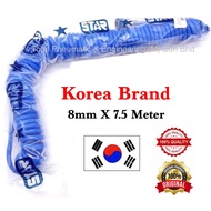 STAR 8mm X 7.5Meter [KOREA] Pu Coil Tubing Compressor Hose C/W Quick Coupler Air Hose Air Tube