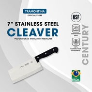 TRAMONTINA 7" Stainless Steel Cleaver Ergonomic Knife | Century
