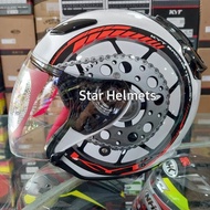 Kyt Dj Maru Helmet Special Motif Size Xxl