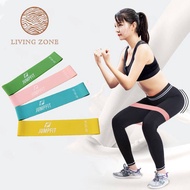 Living Zone ผ้ายืดออกกำลังกาย ยางยืดวงแหวน ความหนืด 4 ระดับ แบบต้านทาน เล่นโยคะ
