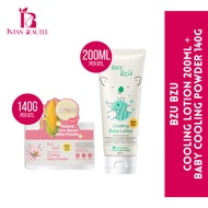 BZU BZU COOLING LOTION 200ML + BABY COOLING POWDER 140G + ULTRA GENTLE BABY WIPES 80S + HEAD-TO-TOE 