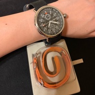 NAUTICA手錶 可自換黑橘錶帶