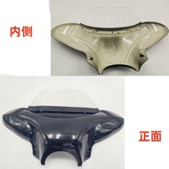 กันลมหน้ารถมอเตอร์ไซค์แบบพับได้สำหรับ Fuzhou Lifan V16 Qiantang Storm Prince Changjiang 650 Cajun สา