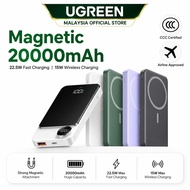 【3C+Qi2】UGREEN Powerbank 20000mAh 22.5W Fast Charging MagSafe Compatible  for iPhone Android