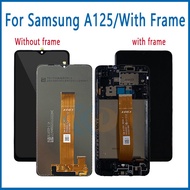 For Samsung Galaxy A12 SM-A125F SM-A125F/DSN LCD with frame Display Touch Screen Digitizer Assembly