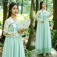 EXPEN Stage Dance Dress, Vintage Hanfu Chinese Hanfu, Cosplay Costume Chinese Long Pink Chinese Hanfu Dress Ladies/Girl