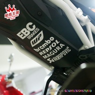 For KTM Duke 200 250 390 690 790 1290 RC200 RC390 RC8 motorcycle Reflective Decals Waterproof Sticke