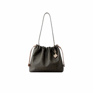 FION Monogram PVC with Leather Bucket Bag