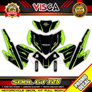 Decal Soul GT 125 Full Body Sticker Soul GT 125 Striping Soul GT 125 Sticker Soul GT 125 Full Block 