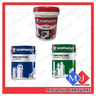 SEAMASTER Wall-Tex Matt Finish Emulsion Paint 1L For Interior Wall Surface Cat Dalaman 1Liter