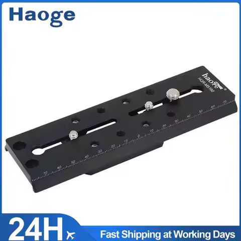 Haoge 160mm Quick Release Plate For Sachtler Tripod Fluid Head FSB4 FSB6 FSB6T FSB8 FSB8T DV10 3+3 5