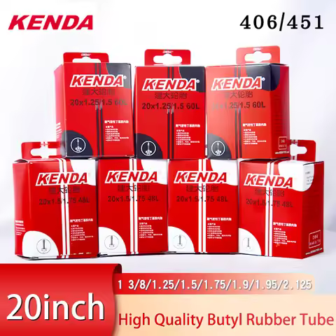KENDA Bicycle Inner Tube 20inch For BMX 20X1.25 1.5 1.75 1.95 406 Presta Schrader Valve 20X1 451 But