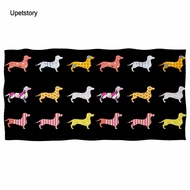 Ustory Dachshund Dog Printed Animal Home Textile Bath Towel Super Soft FaceHairShower Towels for s Kids 2021 New