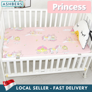 LZD Baby Cot Bedsheet Fitted Sheet 100% Cotton Soft Mattress Cover IKEA sized Children Kids Newborn