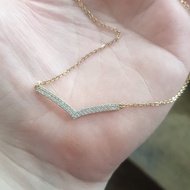 Kalung Koye Mata Putih Itaewon Smile Korea Emas 375 Ubs Remaja